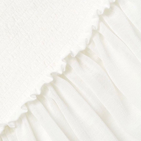 WITCHERY▪️White chiffon strapless maxi sundress - Picture 4 of 5